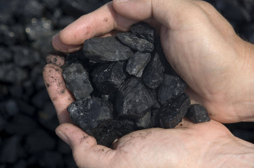 coal hands